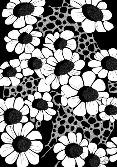 Flo9 Digital Arts titled "Flo9" by Inna Goldy Dementyeva, Original Artwork, Digital Painting