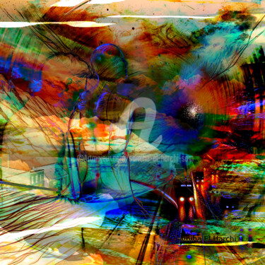 Digital Arts titled "Un amour de couleurs" by Samiha El Harchi (Sam), Original Artwork, AI generated image