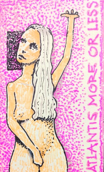 Drawing titled "Alanis Morissette i…" by Milto Sideris, Original Artwork, Marker