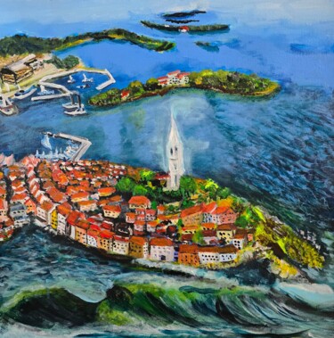 绘画 标题为“Istria” 由Krystyna Mościszko, 原创艺术品, 丙烯