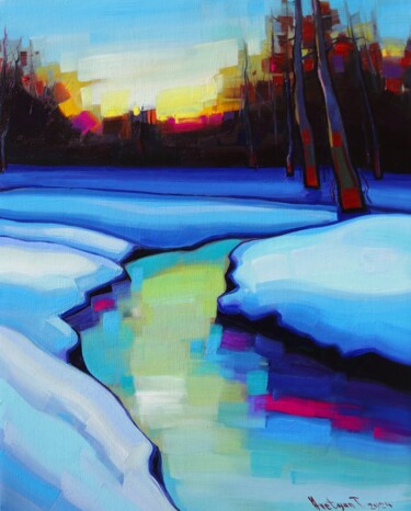 绘画 标题为“Winter morning_5” 由Tigran Avetyan, 原创艺术品, 油