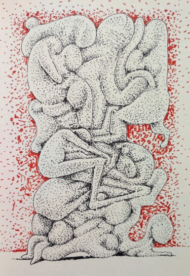 "Entangled" başlıklı Resim Milto Sideris tarafından, Orijinal sanat, Işaretleyici