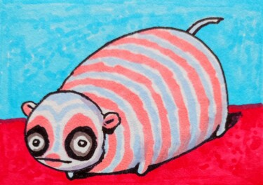 Drawing titled "Fantastic Pink Emot…" by Milto Sideris, Original Artwork, Marker