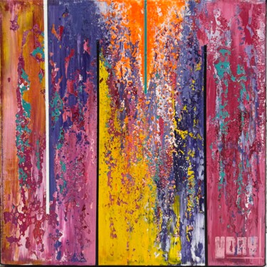 Schilderij getiteld "Field of Noise/Mini…" door Uday Mastenbroek, Origineel Kunstwerk, Acryl