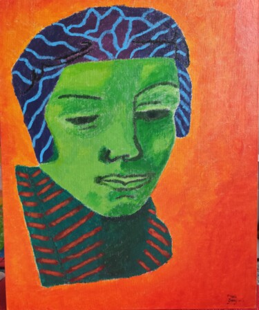 Peinture intitulée "Espoir" par Fredy Tovar, Œuvre d'art originale, Acrylique Monté sur Châssis en bois