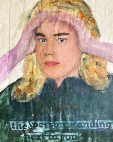 Peinture intitulée "« N’as-tu rien à m’…" par Ananda Eva, Œuvre d'art originale, Acrylique Monté sur artwork_cat.