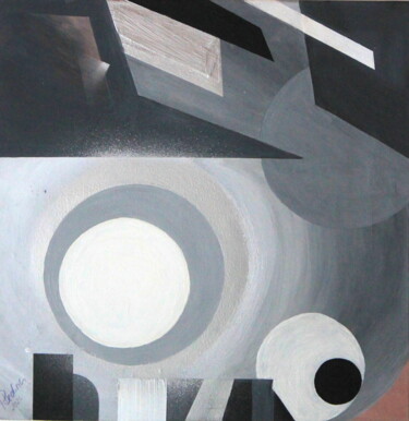 Painting titled "Spheres" by Krsart, Original Artwork, Acrylic