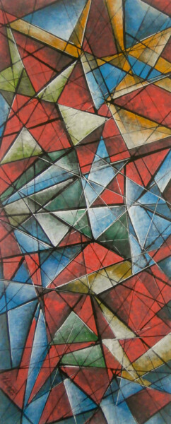 "Inspirações Cubista…" başlıklı Tablo Antonio Guimaraes tarafından, Orijinal sanat, Akrilik