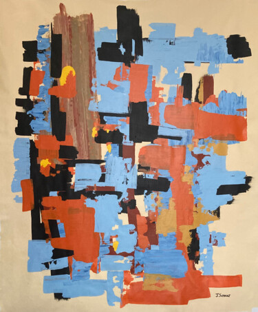 Peinture intitulée "Cosmogonia - 4" par Julien Jubault, Œuvre d'art originale, Acrylique