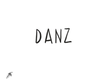 Dessin intitulée "DANZ *" par Gaele Flao, Œuvre d'art originale, Encre