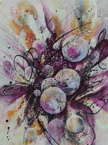 Peinture intitulée "HARMONIE" par Françoise Guerin, Œuvre d'art originale, Acrylique Monté sur Châssis en bois