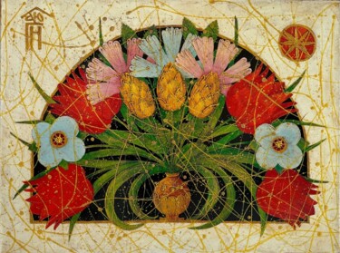 绘画 标题为“Bouquet 1” 由Vyacheslav Gayun, 原创艺术品, 油