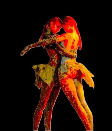 Photography titled "MIROIR" by Marie, Original Artwork, Manipulated Photography