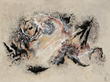 Malerei mit dem Titel "Genesi" von Daniele Rebecchi, Original-Kunstwerk, Acryl