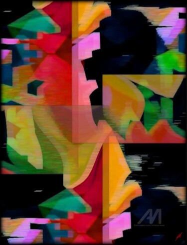 数字艺术 标题为“VARIATION "742"” 由Christa Kloß, 原创艺术品, 2D数字工作