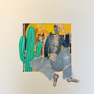 拼贴 标题为“Calamity Jeans” 由Franck Truffaut, 原创艺术品, 拼贴