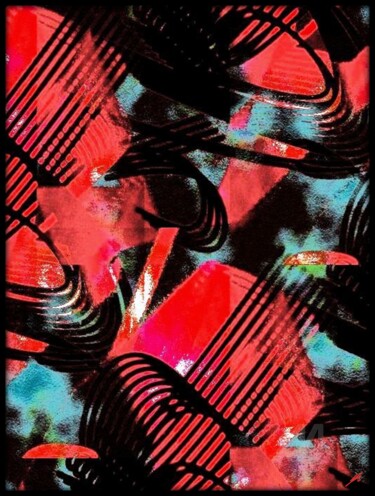 数字艺术 标题为“VARIATION "748"” 由Christa Kloß, 原创艺术品, 2D数字工作
