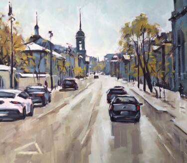 "Городской мотив" başlıklı Tablo Alexey Ivanets tarafından, Orijinal sanat, Petrol