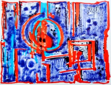 Dibujo titulada "Wilders' victory" por Milto Sideris, Obra de arte original, Rotulador