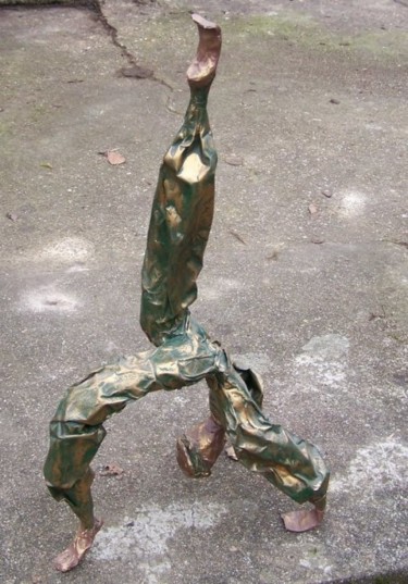 Sculpture intitulée "... Souplesse, Exub…" par Anne-Frédérique Ferret, Œuvre d'art originale, Papier