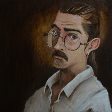 Peinture intitulée "Autoportrait n°1" par Rovic Yasor, Œuvre d'art originale, Acrylique