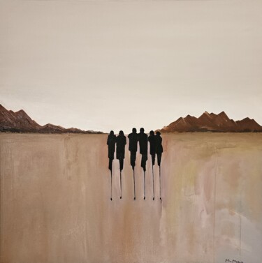 绘画 标题为“Lost in the desert” 由Mariusz Makula, 原创艺术品, 油