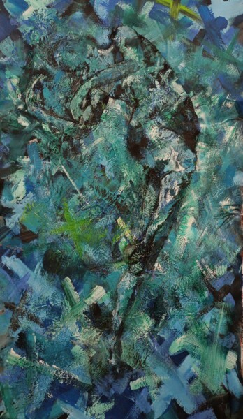 Painting titled "Crossover - Dancer…" by Lucie Dehli, Original Artwork, Acrylic