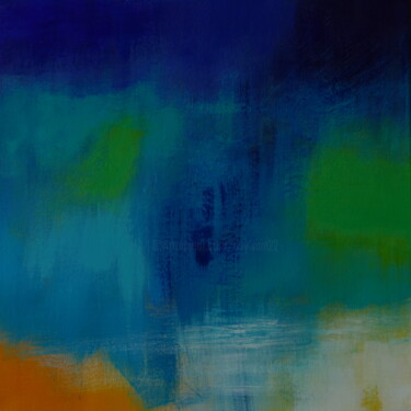 Peinture intitulée "night colors" par Sylvain Aubry, Œuvre d'art originale, Acrylique
