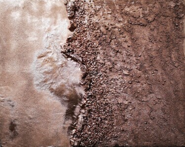 「MARS I」というタイトルの絵画 Jim Anthoniozによって, オリジナルのアートワーク, スプレー式塗料 ウッドストレッチャーフレームにマウント