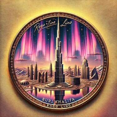 数字艺术 标题为“Burj Khalifa 3” 由Rogo Lino, 原创艺术品, AI生成的图像