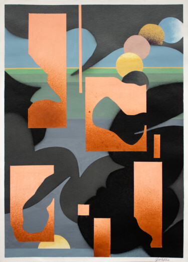 Painting titled "Hopefulness" by Helga Gorshe, Original Artwork, Tempera