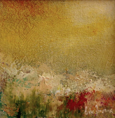 Paysage Imaginaire Miniature 42 Peinture intitulée "Paysage Imaginaire…" par Bernard Des Roseaux, Œuvre d'art originale, Huile Monté sur Panneau de bois