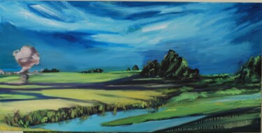 Peinture intitulée "Balast I" par Gauthier Osiepa, Œuvre d'art originale, Huile