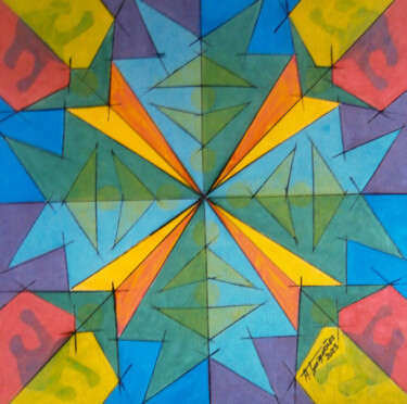 Peinture intitulée "Inspirações Cubista…" par Antonio Guimaraes, Œuvre d'art originale, Acrylique