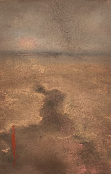 图画 标题为“Rain over sea” 由Olesya Nikolaeva, 原创艺术品, 粉彩