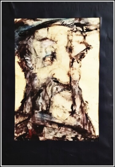 Disegno intitolato "Огюст Роден. Экспоз…" da Tatyana Zakharova, Opera d'arte originale, pigmenti