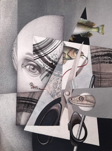 Subjective 4 Peinture intitulée "Subjective 4" par Nataliia Bachynska, Œuvre d'art originale, Acrylique