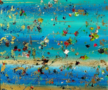 Peinture intitulée "Exaltation 2" par Gilbert Morales, Œuvre d'art originale, Acrylique