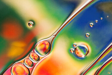 摄影 标题为“Oily Bubbles #3” 由Mickaël Weber, 原创艺术品, 数码摄影