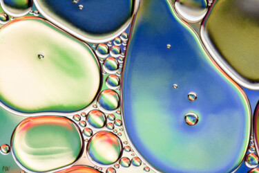 摄影 标题为“Oily Bubbles #4” 由Mickaël Weber, 原创艺术品, 数码摄影