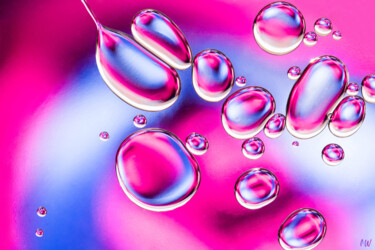 "Oily Bubbles #7" başlıklı Fotoğraf Mickaël Weber tarafından, Orijinal sanat, Dijital Fotoğrafçılık