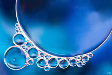 Photography titled "Oily Bubbles #17" by Mickaël Weber, Original Artwork, Digital Photography