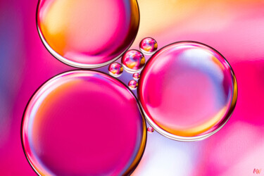 摄影 标题为“Oily Bubbles #15” 由Mickaël Weber, 原创艺术品, 数码摄影