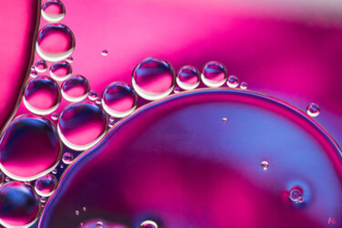 "Oily Bubbles #13" başlıklı Fotoğraf Mickaël Weber tarafından, Orijinal sanat, Dijital Fotoğrafçılık