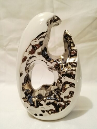 雕塑 标题为“Sculpture Œuf Vuitt…” 由Steivan Loundou, 原创艺术品, 陶瓷