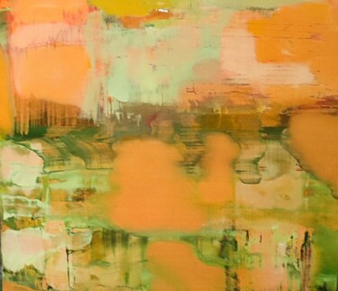 Peinture intitulée "abstrait 2504" par Francis Giroux, Œuvre d'art originale, Huile Monté sur Panneau de bois