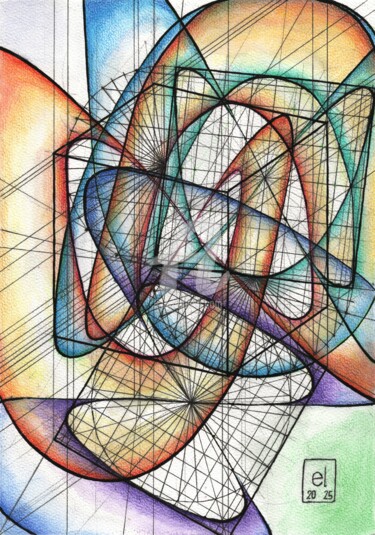 "Translucent Heart" başlıklı Resim Elkement (Elke Stangl) tarafından, Orijinal sanat, Kalem