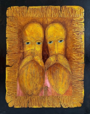 "Elders" başlıklı Tablo Vyacheslav Gayun tarafından, Orijinal sanat, Petrol