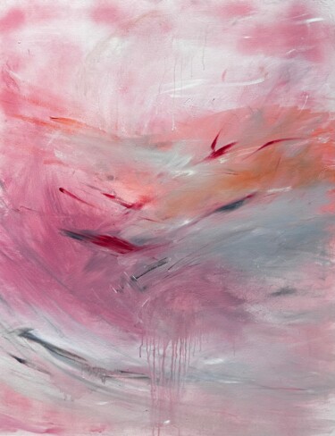 Peinture intitulée "Flying by" par Irina Mikhnovich, Œuvre d'art originale, Acrylique Monté sur Châssis en bois
