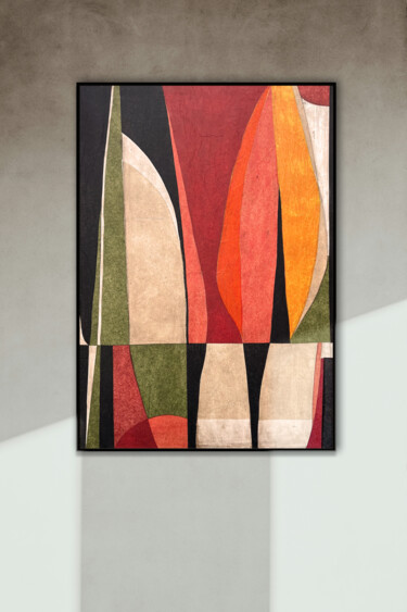 Painting titled "Abstract moves - Se…" by Martina Schneider-Hartmann, Original Artwork, Acrylic